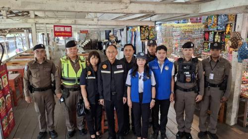 ร่วมลงพื้นที่ตรวจสอบร้านจำหน่ายสินค้าราคาแพง